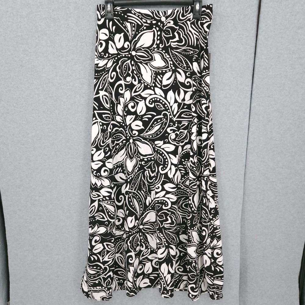 Vince Camuto A Line Floral‎ Print Maxi Coastal Cool Womens Size S NWT